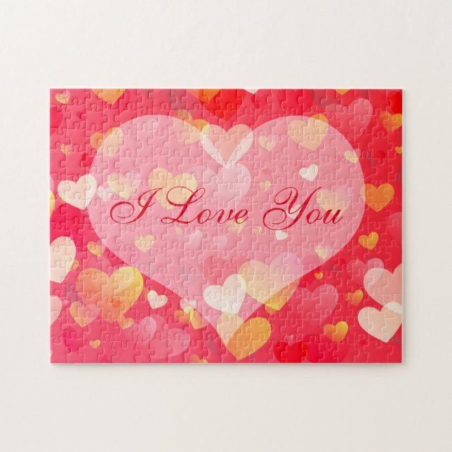 Puzzle Corazones a la deriva (Horizontal)