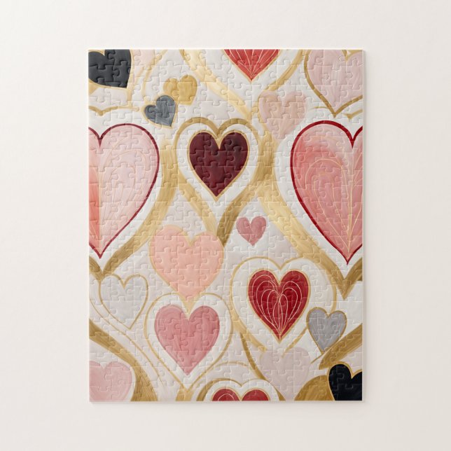 Puzzle Corazones de amor (Vertical)