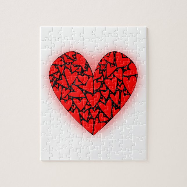 Puzzle Corazones de amor (Vertical)