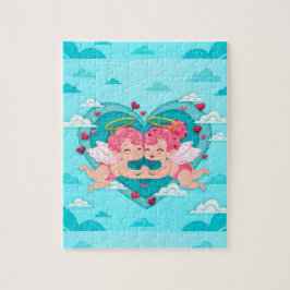 Puzzle Corazones de amor de la celebración