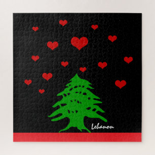 Puzzle Corazones de la moda libanesa / amor