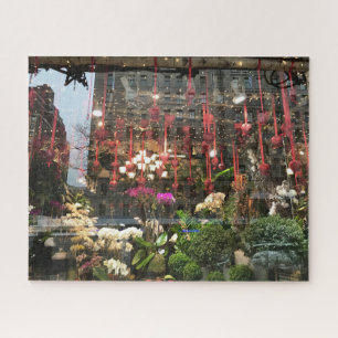 Puzzle Corazones de la ventana de la tienda floral del El