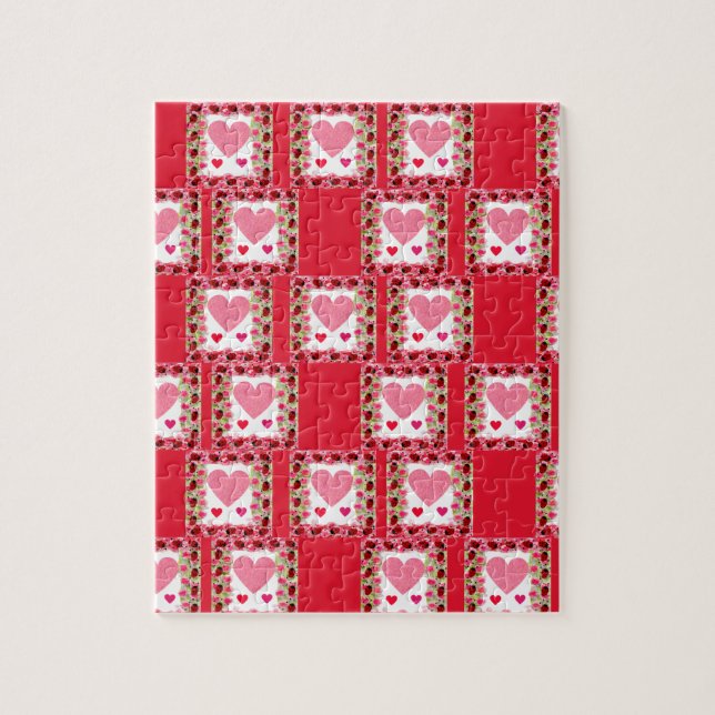 Puzzle Corazones de San Valentín (Vertical)