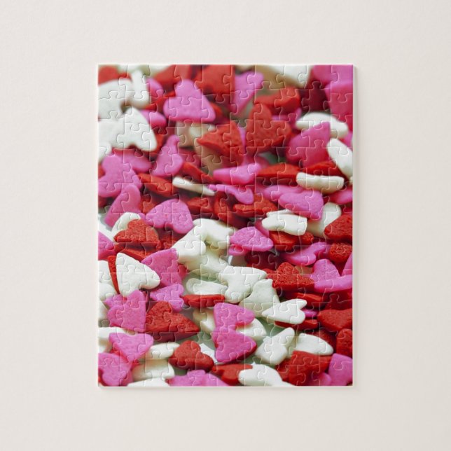 Puzzle Corazones de San Valentín (Vertical)
