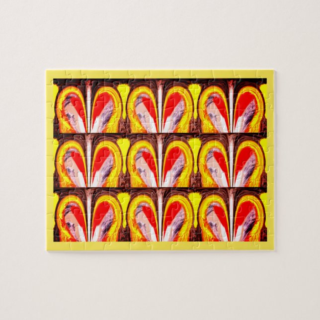 Puzzle Corazones de suerte (Horizontal)