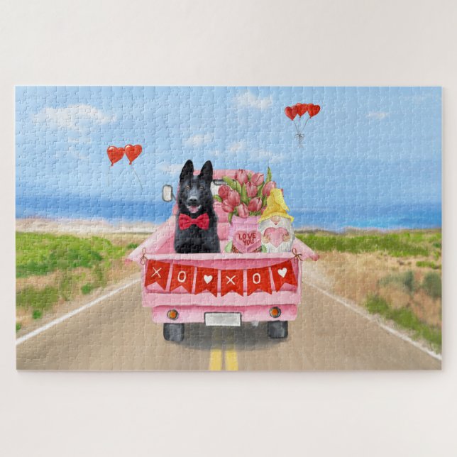 Puzzle Corazones del camión El día de San Valentín de per (Horizontal)
