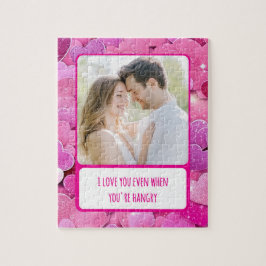 Puzzle Corazones rosados púrpura cuando tienes hambre