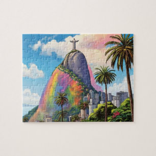 Puzzle Corcovado colorido Río de Janeiro Brasil