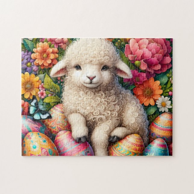 Puzzle Cordero de Pascua (Horizontal)