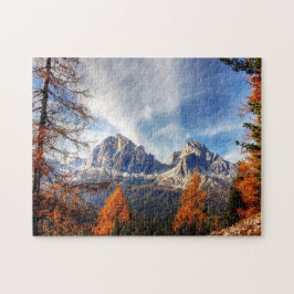 Puzzle Cordillera de Dolomitas en Italia