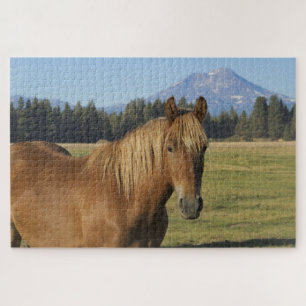 Puzzle Cordillera de las Cascadas Caballo castaño