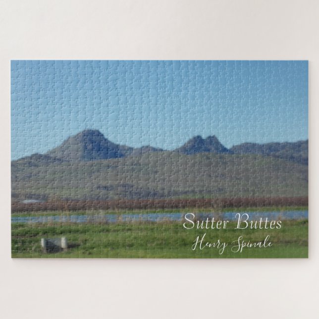 Puzzle Cordillera de Sutter Buttes (Horizontal)