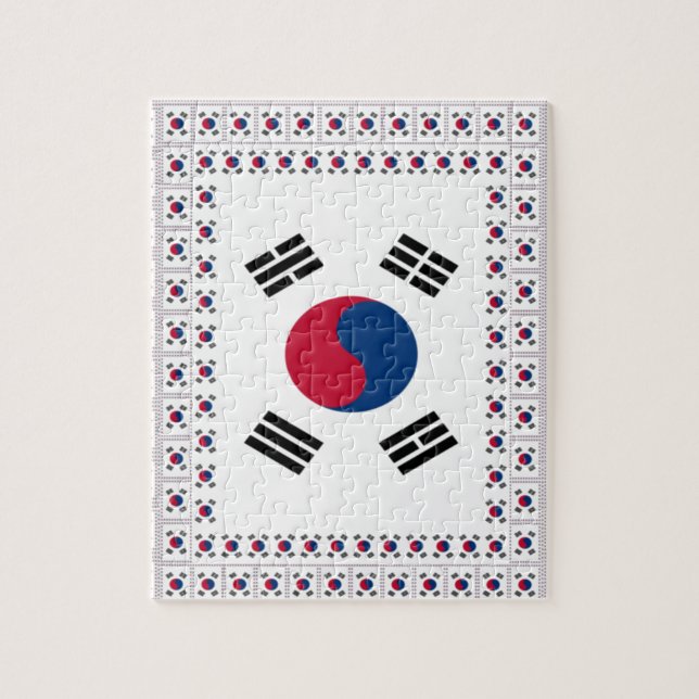 Puzzle Corea del Sur vintage (Vertical)