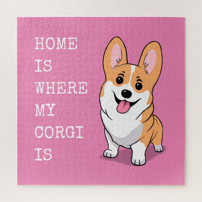 Puzzle Corgi (Vertical)