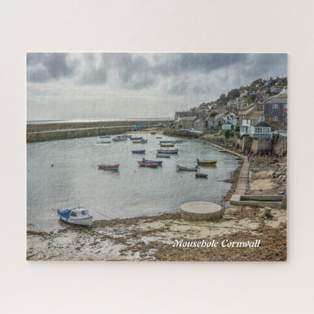 Puzzle Cornwall Scene Picture Mousehole Reino Unido (Horizontal)
