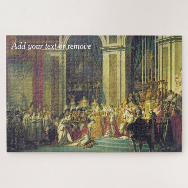Puzzle "Coronación de Napoleón", Notre Dame, París, 1806, (Horizontal)