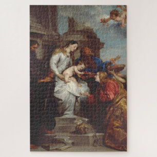 Puzzle Coronación de Santa Rosalía por Anthony van Dyck