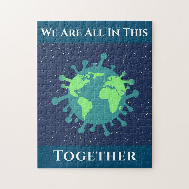 Puzzle Coronavirus Covid 19 Todo En Esto Juntos (Vertical)