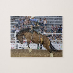 Puzzle Corral de caballo vaquero occidental rodeo