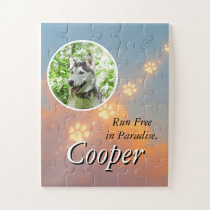 Puzzle Corre libre en homenaje de perro paraíso con pintu