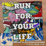 Puzzle Corredor de arte pop audaz<br><div class="desc">"Bold Pop Art Runner Jogger" es un diseño sorprendente que presenta un vibrante collage de zapatillas de colores audaces y dinámicos. Inspirada en la estética moderna del arte pop, es ideal para corredores, entusiastas de las zapatillas y amantes del arte contemporáneo. Este diseño es perfecto para camisetas, accesorios, decoración casera...</div>