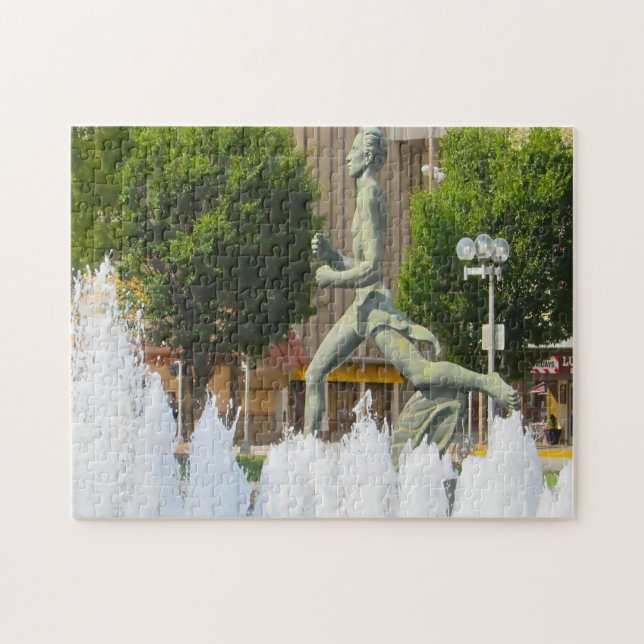 Puzzle Corredora olímpica de la Fuente del Agua Saint Lou (Horizontal)