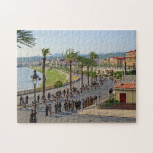 Puzzle Corredores de ciclismo de París Niza en Niza 19 de