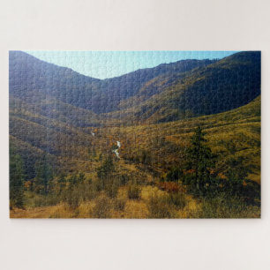 Puzzle Corriente de montaña otoño