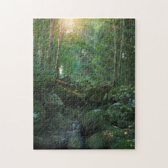 Puzzle Corriente de Mossy Woodland (Vertical)