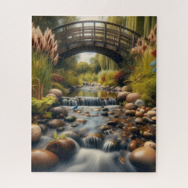 Puzzle Corriente de verano silenciosa (Vertical)