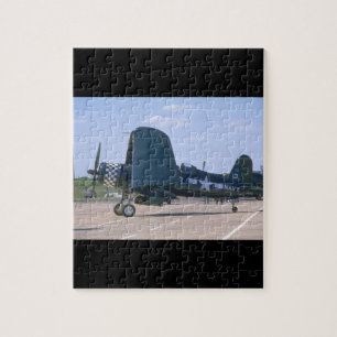 Puzzle Corsario de Vought F4U, aviones doblados de