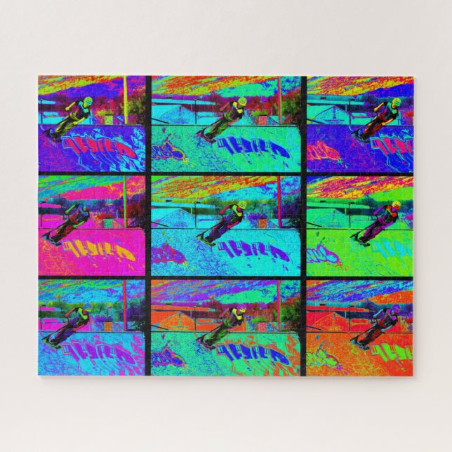 Puzzle Cortando la rampa - Stunt Scooter Rider (Horizontal)