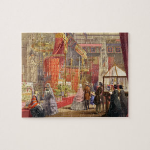 Puzzle Corte medieval, diseñada por Pugin, placa 40 de "