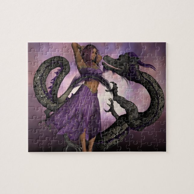 Puzzle Cortejado por el dragón (Horizontal)