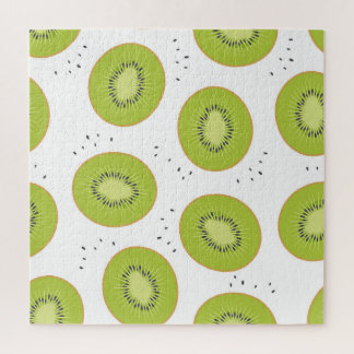 Puzzle Cortes de fruta de Kiwi, ilustracion sin soldadura