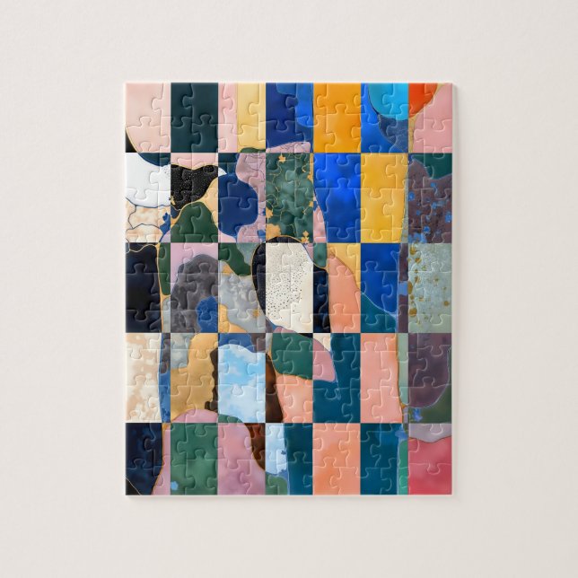Puzzle Cortina Luxe Checkerboard (Vertical)