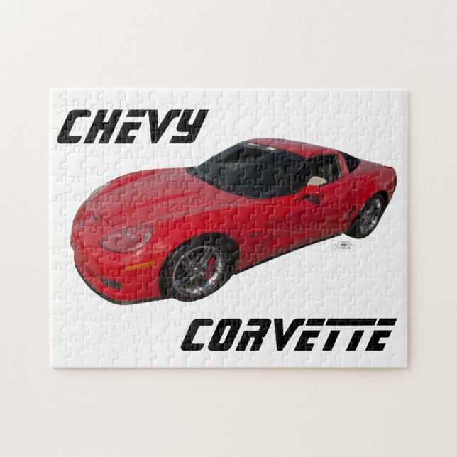 Puzzle Corvette rojo (Horizontal)