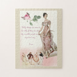 Puzzle Cosas tontas, inspiración de Jane Austen, amantes 