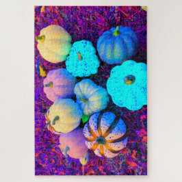 Puzzle Cosecha de calabaza brillante