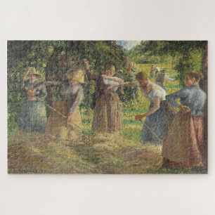 Puzzle Cosecha de heno en Éragny (1901) – Camille Pissarr