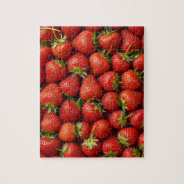 Puzzle Cosecha Dulce de Verano: Parche de Fresas Suculent