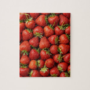 Puzzle Cosecha Dulce de Verano: Parche de Fresas Suculent