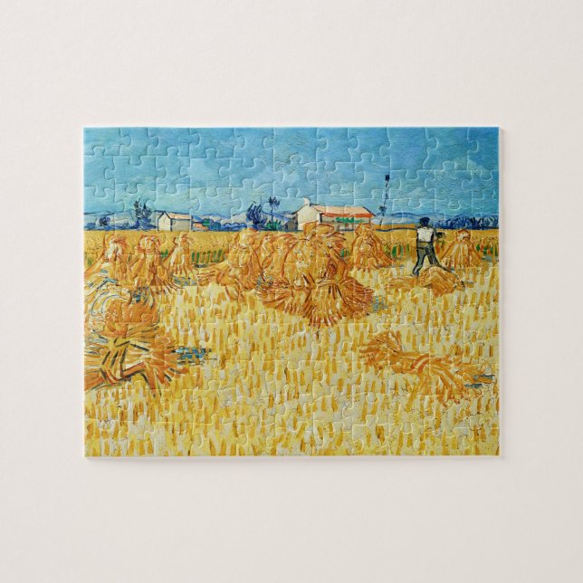 Puzzle Cosecha en Provenza de Van Gogh (Horizontal)