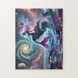 Puzzle Cosmic Mermaid Fantasy Celestial