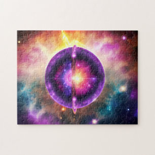 Puzzle Cosmic Purple Blue Mystic Interstellar (objeto)