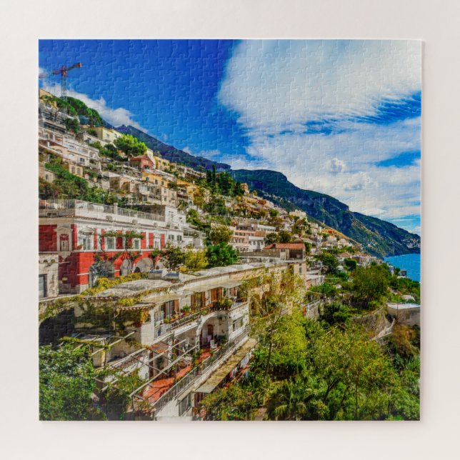 Puzzle Costa de Amalfi Cinque Terre Italia pintoresco ver (Horizontal)