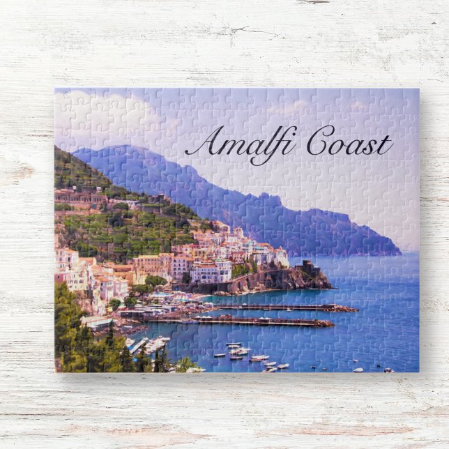 Puzzle Costa de Amalfi, Positano  (Piece together the wonders of the Amalfi Coast—a puzzle that brings pure joy!)