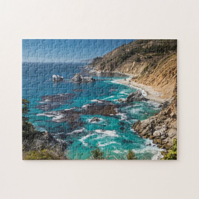 Puzzle Costa de Big Sur, Costa Oeste, Costa del Pacífico (Horizontal)