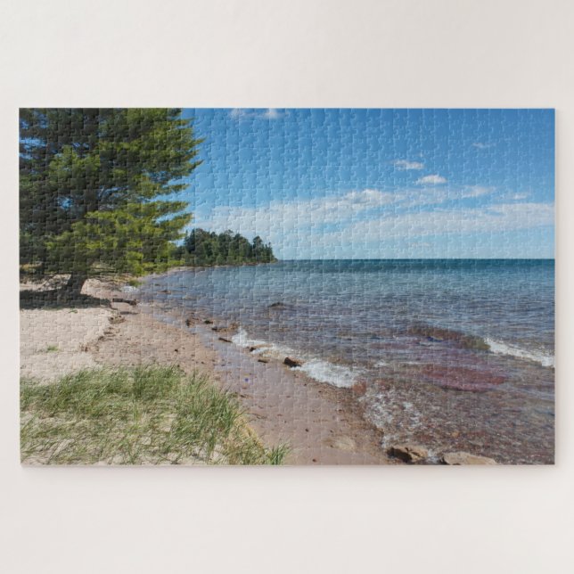 Puzzle Costa de Brunette Park — Lago Superior, Míchigan (Horizontal)