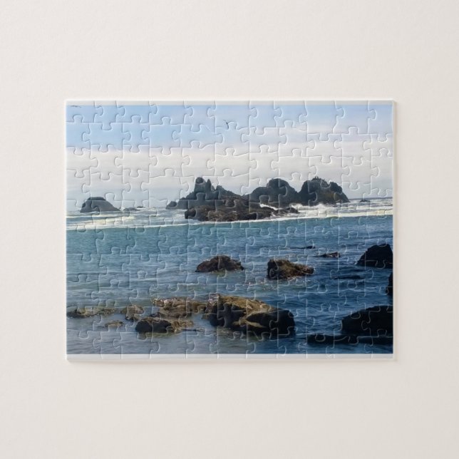 Puzzle Costa de la Roca del Seal en Oregón (Horizontal)